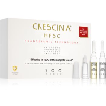 Crescina Transdermic 500 Re-Growth and Anti-Hair Loss tratament pentru stimularea creșterii părului și anti-cădere pentru femei - imagine 2